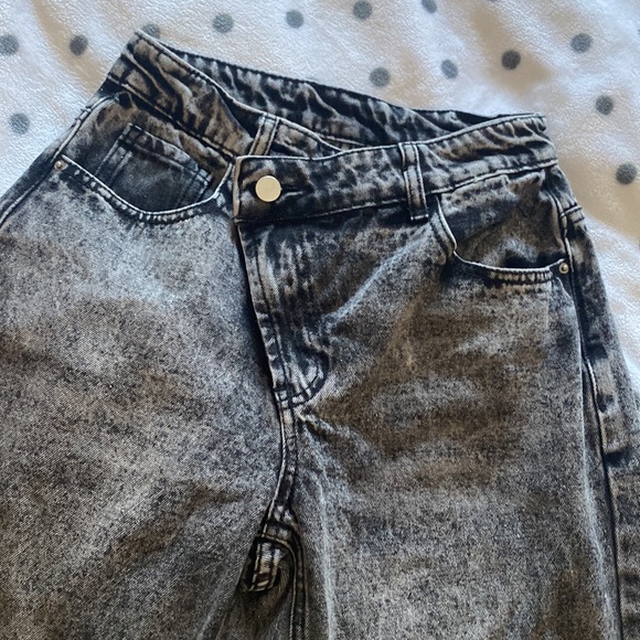 washed out wide leg jeans - Picture 2 of 11